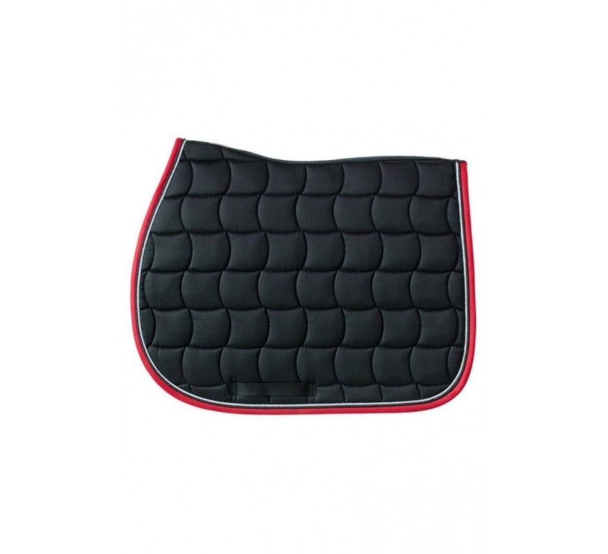 HARCOUR Chantilly Saddle Pad Black / Red