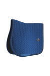 Saddle pad velvet pearls jumping colour navy