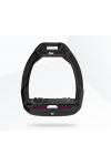 FLEX-ON Safe-On Ultragrip inclined plate safety stirrup - Black / black / dark blue