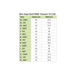 EQUITHÈME Premium Mini-chaps
