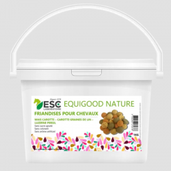 ESC LABORATOIRE Equigood Nature – Friandises cheval sans sucres et naturelles 500gr