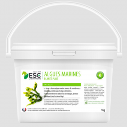 ESC LABORATOIRE Algues Marines – Fatigue et baisse de forme cheval – Plante pure 1kg