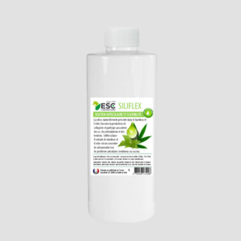 ESC LABORATOIRE Siliflex - Protection and suppleness of horse joints - Source of silica 1litre