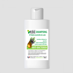 ESC LABORATOIRE Shampoing anti-bactérien – Soin nettoyant purifiant cheval – Enrichi en huiles essentielles
