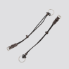 METALAB Aufstehhilfepfosten Leder und Seil