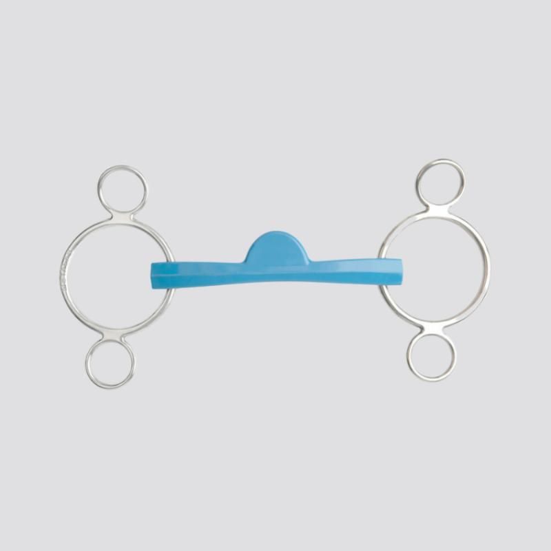 METALAB Mors réglable Flexi Medium 3 anneaux demi-lune