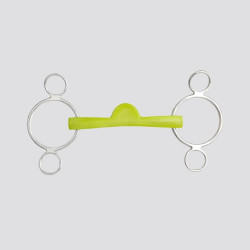 METALAB Mors réglable Flexi Soft 3 anneaux demi-lune