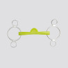 METALAB Adjustable Flexi Soft 3-Ring Half Moon Bit - METALAB - Foolfashion.ch