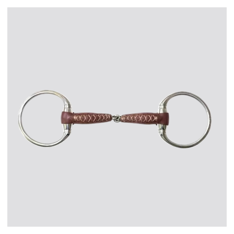 METALAB Leather-covered pinchless olive bits