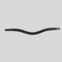 HFI Stirnband Wave Leder/Strass - Foolfashion.ch