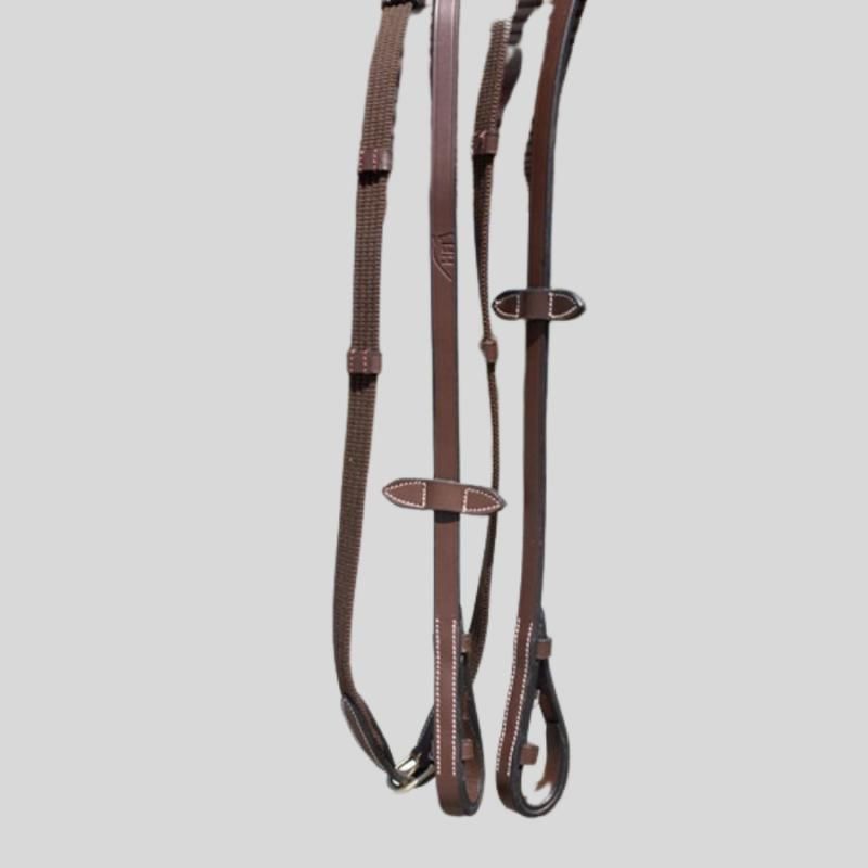 HFI Rênes Web + Leather Loop