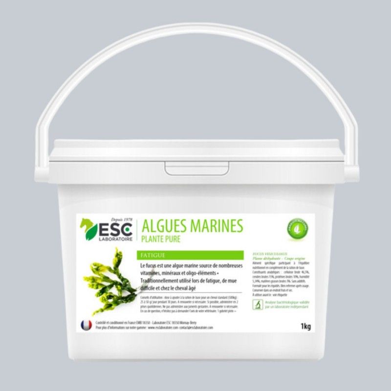 ESC LABORATORIUM - MARINE ALGUES - Müdigkeit und Formschwäche Pferd - Reine Pflanze 1kg