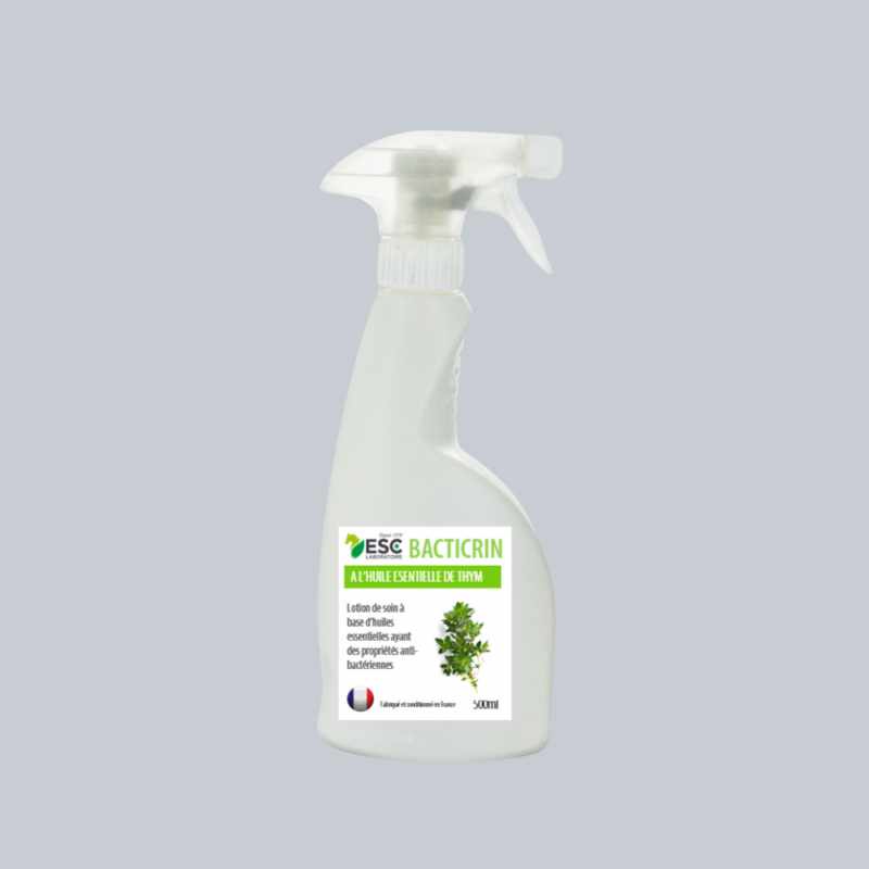 ESC LABORATOIRE BACTICRIN - Purifying lotion for horses - Enriched with essential oils 500ml
