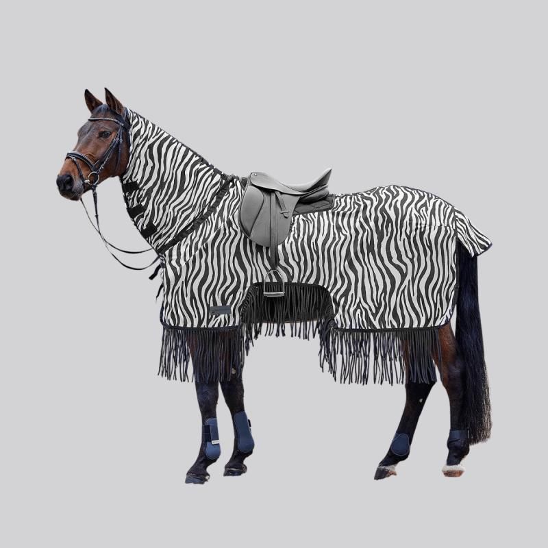 Chemise anti-mouches Waldhausen avec franges Zebra