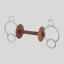 BERIS Mors Cuir Pessoa 3 anneaux