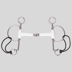 BERIS Pelham bit broken barrel