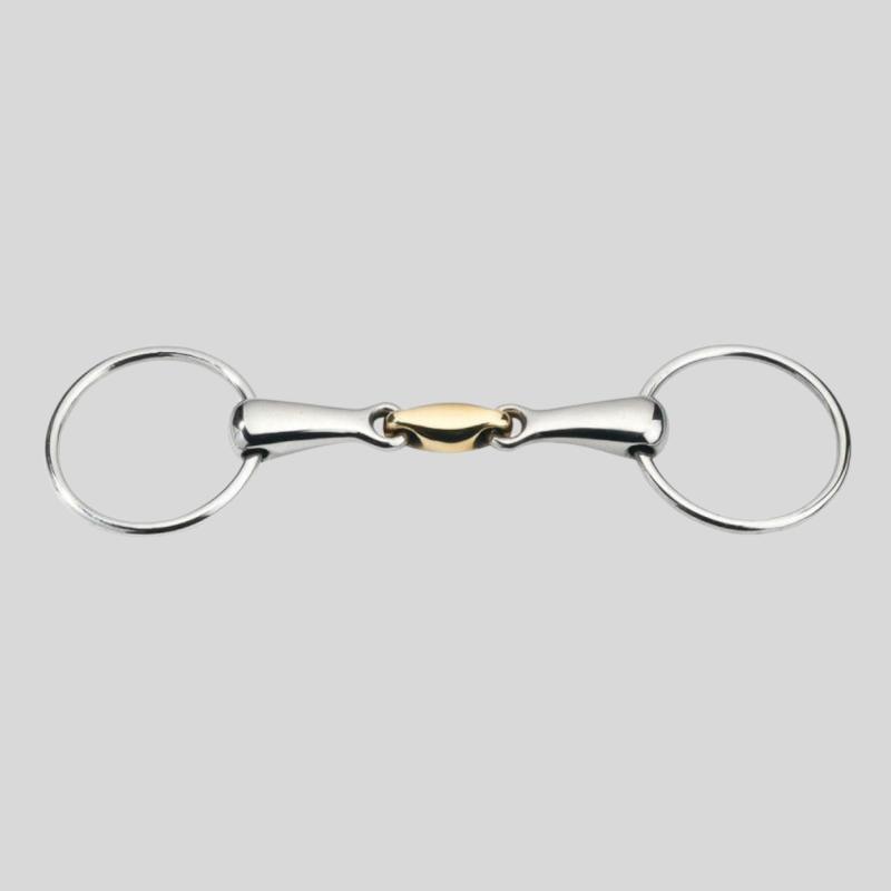 FEELING Gebiss 2 Ringe Anatomic doppelt gebrochen aus Cyprium