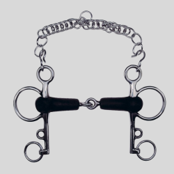 Rubber Pelham Bit