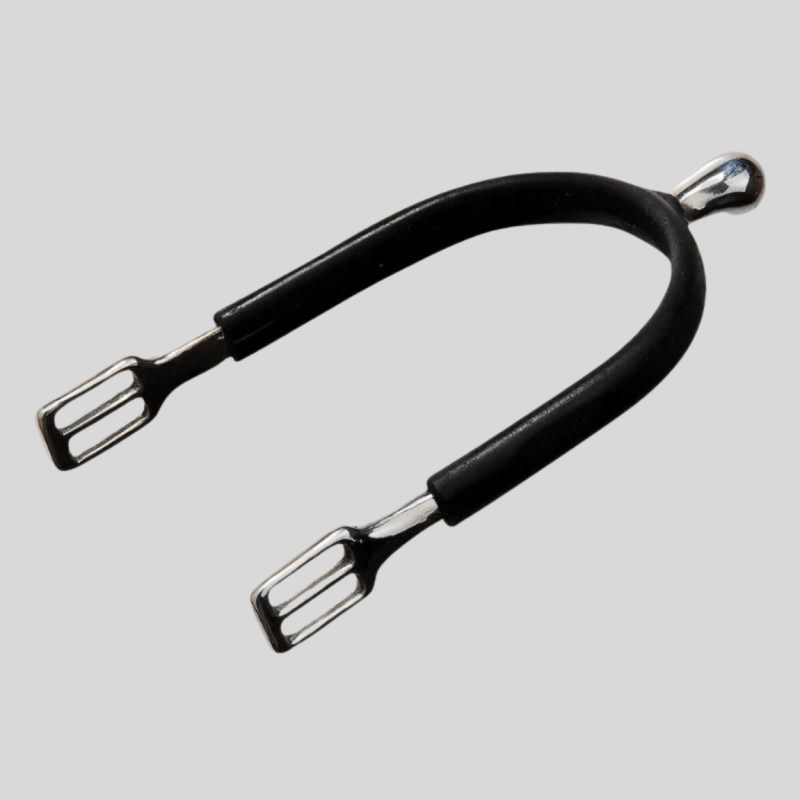 FEELING Men's rubber-coated stainless steel polo spurs