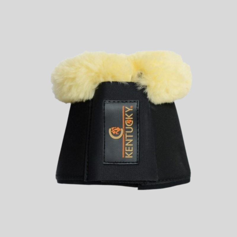 KENTUCKY Sheepskin leather bells White black