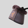 KENTUCKY Cloches cuir mouton choco choco