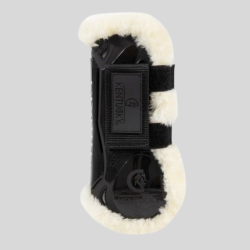 KENTUCKY Velcro vegan sheepskin gaiters