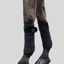 KENTUCKY Velvet polo bandage noir