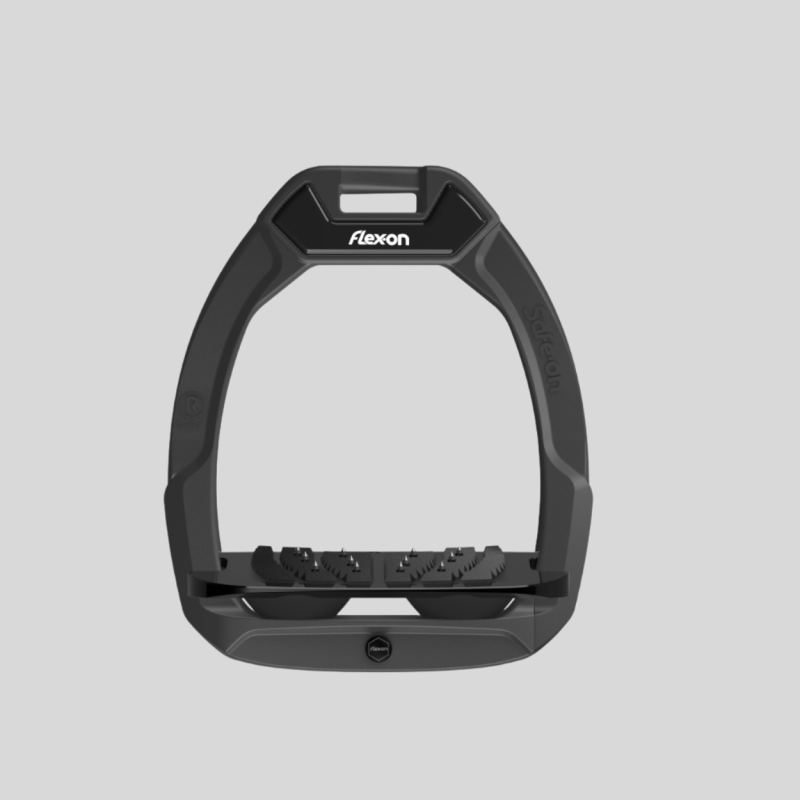 FLEX-ON Safe-On Sicherheitsbügel geneigte Platte Ultragrip - Anthrazitgrau/Schwarz/Schwarz