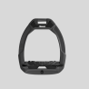 FLEX-ON Safe-On Ultragrip inclined safety stirrup - Anthracite grey/black/black