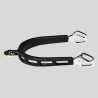 SPRENGER Eperons ULTRA fit EXTRA GRIP avec fixation Balkenhol - Acier inoxydable, 25 mm arrondis