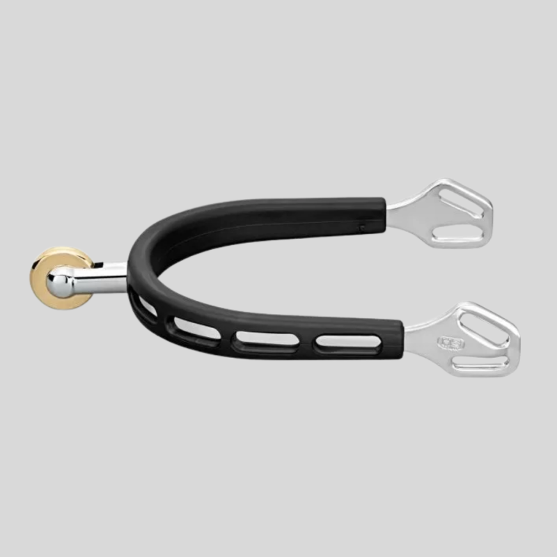 SPRENGER ULTRA fit EXTRA GRIP spurs with Balkenhol fastening - Stainless steel, 25 mm rounded, vertical