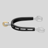 SPRENGER Eperons ULTRA fit EXTRA GRIP avec fixation Balkenhol - Acier inoxydable, 25 mm arrondis, verticale