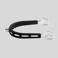 Sporen ULTRA fit EXTRA GRIP mit Balkenhol-Befestigung - Rostfreier Stahl, 15 mm abgerundet