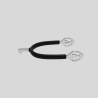 STUBBEN 1149 Sporen Fine Line Edelstahl - gummiert 20 mm