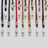 ESKADRON Nickel-plated anti-panic carabiner lanyard