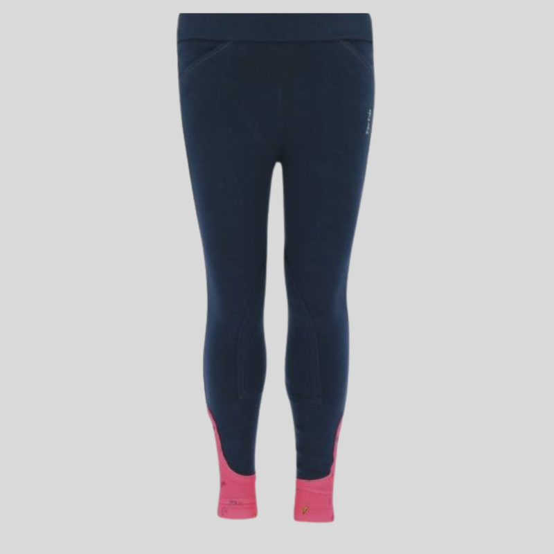 EQUITHEME Hose Kids Pink/Blau