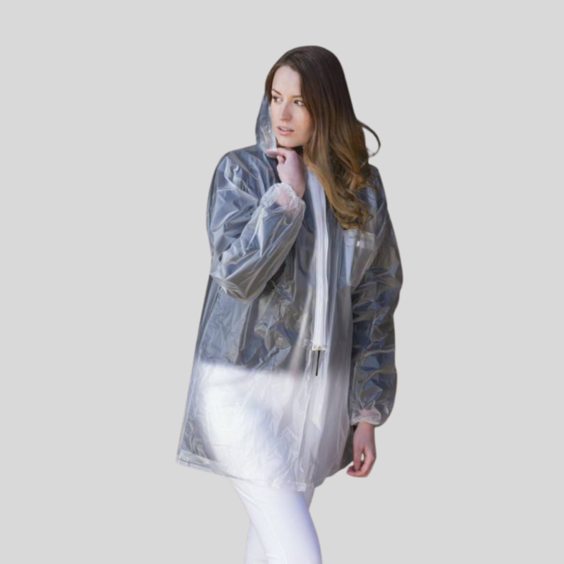 Imperméable transparent mixte