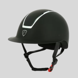 EQUITHEME Helm Glint Lamé Silber