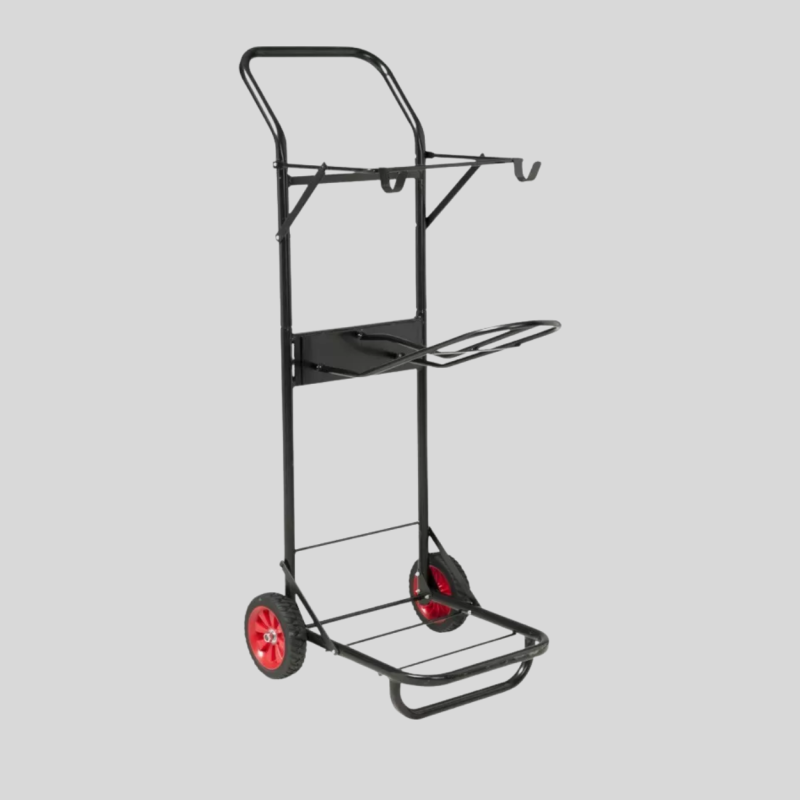HIPPO TONIC Saddle rack cart black