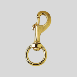 Karabinerhaken Messing