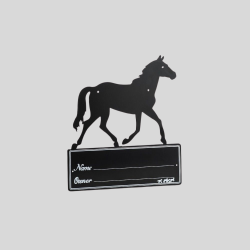 HIPPO-TONIC Plaque De Box Silhouette Cheval
