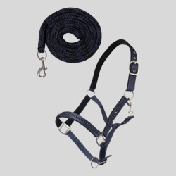 HKM Carabiner halter set -Crystal- padded