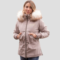 PENELOPE Blouson steppy - Taupe