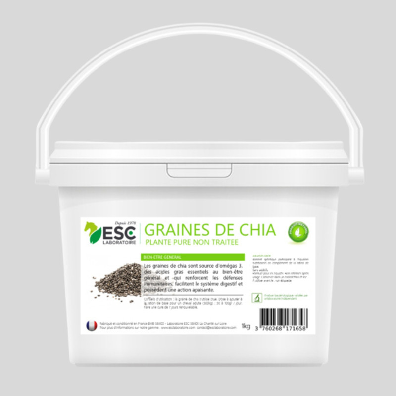 CHIA SEEDS - Nutrients and general well-being for horses