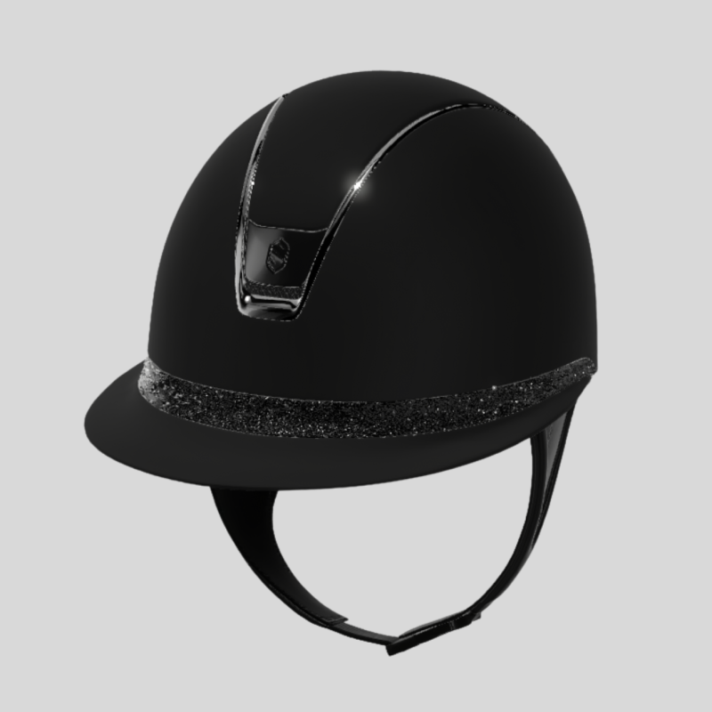 SAMSHIELD Miss Shadow Matt 2.0 Bande Frontal Crystal Fabric Noir