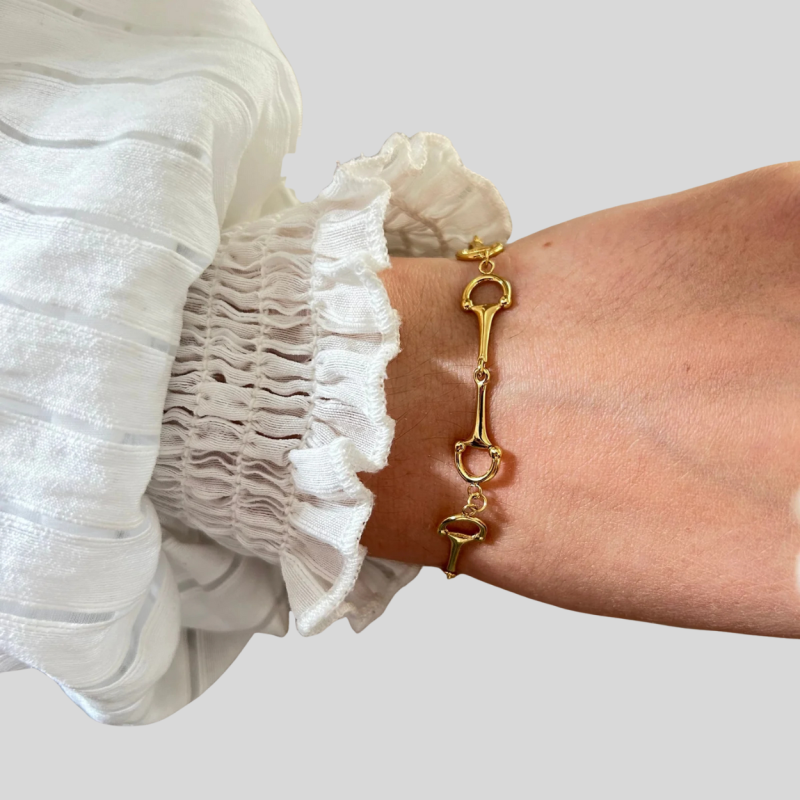 EQUESTRIAN SHOP Bracelet Gubbe - Doré à l'or fin