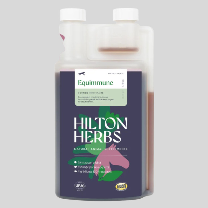HILTON HERBS Equimmune 1 litre : soutien immunitaire