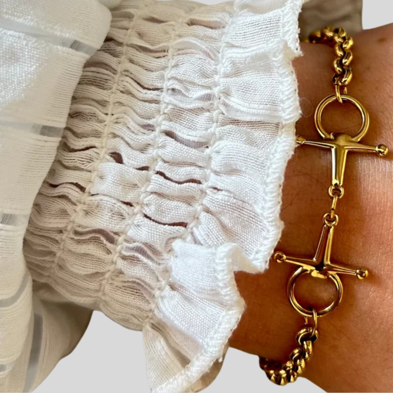 EQUESTRIAN SHOP Cisko bracelet - Gilded with fine gold