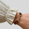 EQUESTRIAN SHOP Fano Strass bracelet - Gilded with fine gold