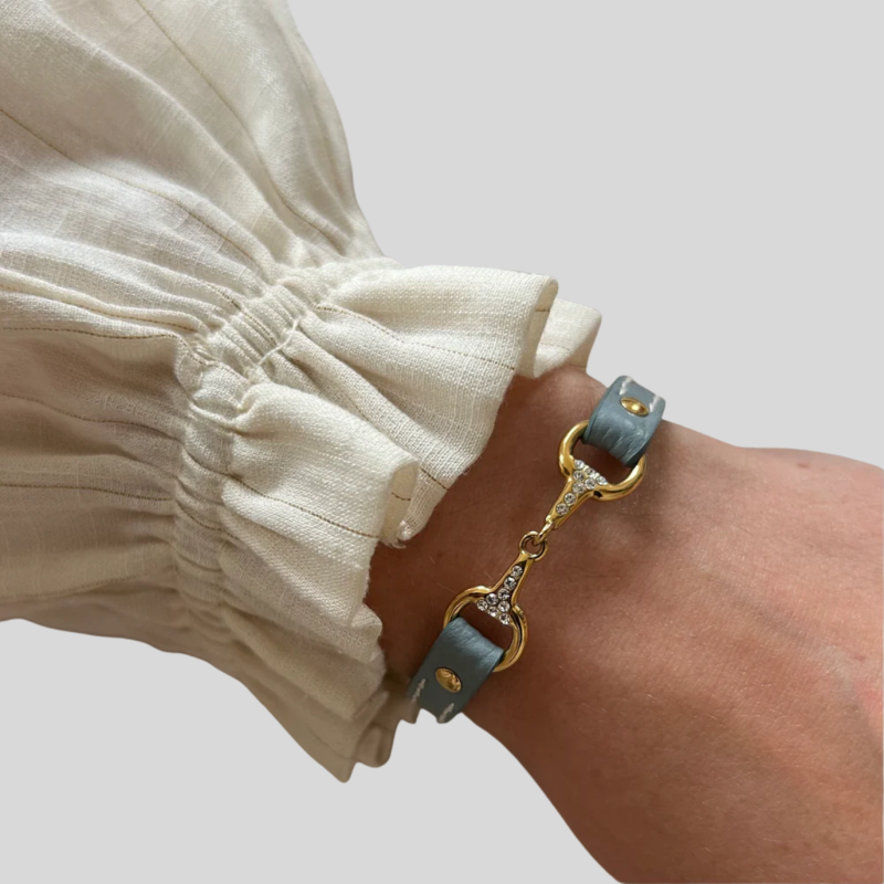 EQUESTRIAN SHOP Fano Strass bracelet - Gilded with fine gold